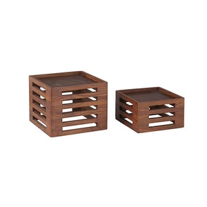 Décorations de fête de Noël tendance, support à gâteau pour anniversaire et mariage, finition argentée, forme carrée, pour usage domestique et hôtelier - Product Image 2