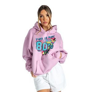 Rétro Vintage 1980's Costume 80's Outfit Hommes Femmes 80's Party Pull Oversized Hoodie - Product Image 5