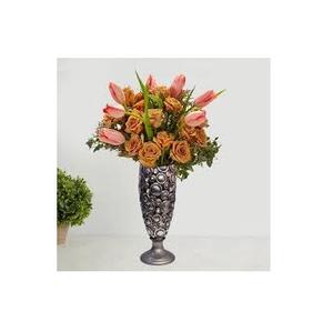 Ensemble de jardinières décoratives pour la maison et le bureau Jardinières d'intérieur en métal plaqué or Pots de fleurs Support de luxe pour plantes Seaux Accessoires de jardin - Product Image 6