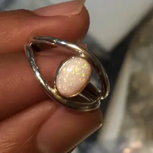 Anello di opale 925 vendita anello d'argento Multi opale opale anello di pietra preziosa opale australiano regalo di nozze