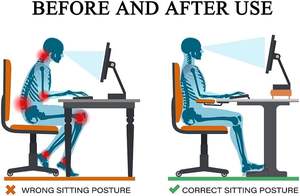 Support de moniteur en bois avec tiroir 15.7x9.4 pouces support de moniteur d'ordinateur pour bureau support de bureau réglable en hauteur 3 - Product Image 2