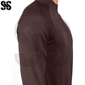 Vêtement de base équestre pour homme de qualité supérieure, antibactérien, à séchage rapide, mélange polyester/spandex, vêtements de sport pour l'équitation - Product Image 4