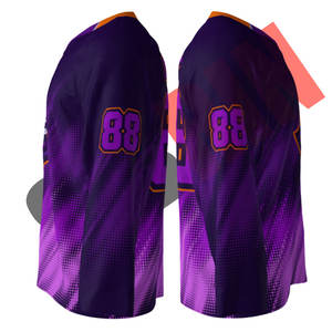 Maillot de hockey sur glace personnalisé de qualité supérieure Sibrin, sublimé |   Écologique, séchage rapide, 100% polyester |   Vêtements de hockey sur glace personnalisés - Product Image 4