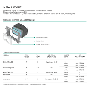 Fantini Cosmi CH141E Cronotermostato Settimanale Integrato per Sistemi HVAC - Product Image 5