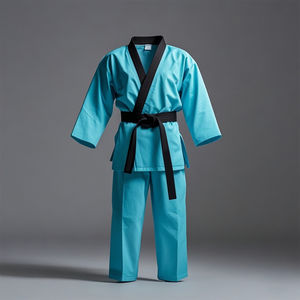 Unisex 100% Cotton Stretch Karate Uniform <b>Sets</b> with Customized Logo <b>for</b> Men and <b>Women</b> - Product Image 2