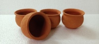 Lampe à sel en terre cuite sculptée à la main |   Vente en gros écologique |   Pot en terre cuite naturelle en forme de fleur, portable, 2026