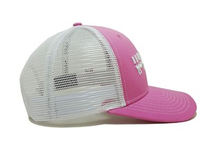 Gorras de camionero con logotipo bordado de lobo personalizado, sombreros deportivos rosas, ajuste ajustable, sombreros deportivos al aire libre Unisex, proveedor de Vietnam - Product Image 3