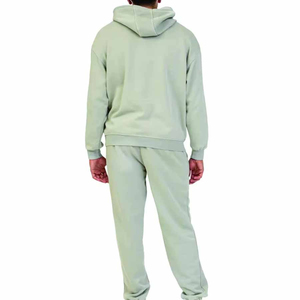 Breathable Plus Size Hooded Casual Men's Acid Wash Tracksuit Winter Printed <b>Lightweight</b> 100% Cotton Windproof Unisex Set - Product Image 6