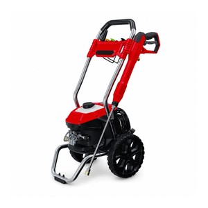 Hidrolavadora Eléctrica de Alta Presión de 15 MPa, Máquina de Limpieza con Agua Fría, Roja, con Ruedas, para Uso Comercial - Product Image 1
