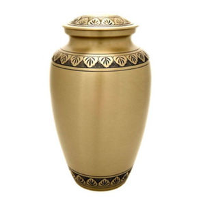 Prime Blue American Style Brass Cremación Urna Memorial Cenizas Suministro para la decoración del hogar Cenizas humanas Suministros funerarios - Product Image 6