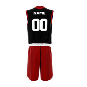 Conjunto deportivo de camiseta de baloncesto para adultos Unisex personalizado de alta calidad OEM uniforme de baloncesto transpirable 2024 - Product Image 2