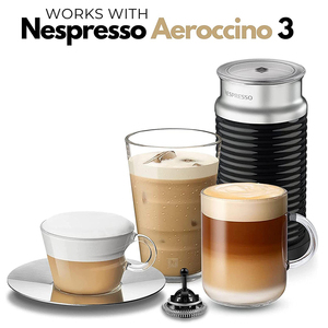 Frusta di Ricambio per Montalatte in Materiale Alimentare Compatibile con Macchina Montalatte <span class=keywords><strong>Nespresso</strong></span> Aeroccino 3 - Product Image 3