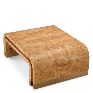 Quinton <b>Set</b> of 3 <b>Nesting</b> <b>Coffee</b> <b>Tables</b> Farmhouse-Contemporary Metal and Marble Living Room Furniture for Entryway or Home Use - Product Image 5
