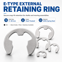 DIN 471 External Retaining Ring Spring Steel Snap Ring Circlip for Shaft Bearing Gear Industrial Machinery