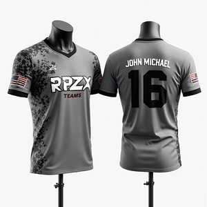 Camisetas deportivas impresas personalizadas para hombre, camisetas de softbol, baloncesto, fútbol, pesca, cuello redondo transpirable, camisetas de secado rápido - Product Image 1