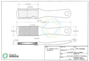 Dissolvant de callosités professionnel en acier inoxydable à double face pour le nettoyage des ongles et l'élimination des peaux mortes - Product Image 6