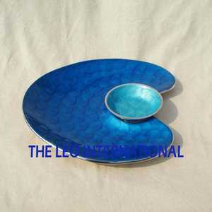 Mesa de comedor de diseño maravilloso, aperitivos decorativos y cuenco para servir alimentos con soporte de diseño de hojas, accesorios de mesa gratis - Product Image 4