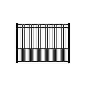 Panel y Puerta de Valla de Hierro Forjado Metálico - Product Image 2