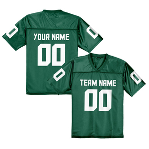 เสื้อเจอร์ซีย์ฟุตบอลเสื้อคอวีผ้าโพลีเอสเตอร์ผ้าแห้งเร็วระบายอากาศได้ดีผ้าเจอร์100% แบบย้อนยุค - Product Image 2