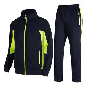 Ropa deportiva de entrenamiento y jogging, ropa de invierno informal en blanco de manga larga, Material de algodón de dos piezas, conjunto de chándal y chándales para hombres - Product Image 2