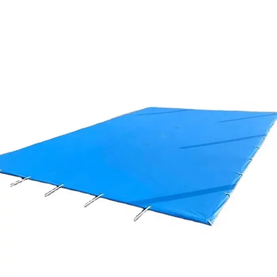 Waterproof Tent Tarps Pvc Coated Tarpaulin Fabric For Swimming Pool Cover