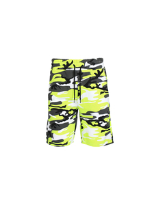 <b>Mens</b> Casual Mid <b>Camo</b> Oxford Breathable & Windproof Drawstring <b>Shorts</b> with Back Logo - Product Image 4