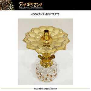 มาใหม่หรูหราอียิปต์ถาดโลหะทองเหลืองทึบแกะสลักด้วยมือเทคนิคการออกแบบที่ไม่ซ้ำกันหลายใบปรับแต่งได้ - Product Image 5