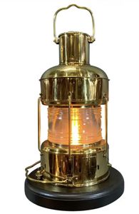 <b>Nautical</b> Brass Lantern Brass Marine Lantern Solid Brass <b>Nautical</b> Decorative <b>Lamp</b> Premium Antique Brass Ship Lantern - Product Image 5