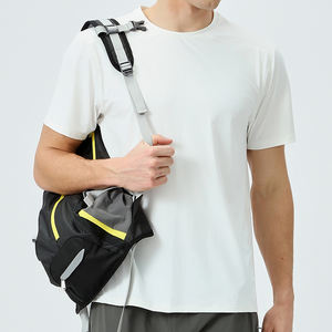 T-shirt léger uni personnalisé avec votre logo pour l'impression, vente en gros de t-shirts pour hommes, 2025 - Product Image 3