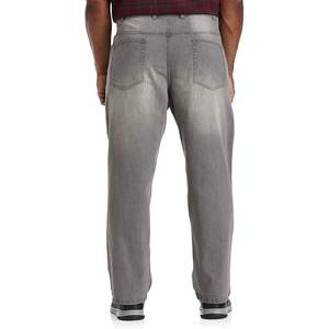 Pantalones vaqueros azules desgastados lavados para hombre Otoño Invierno Casual Streetwear Jeans de pierna recta hombres - Product Image 3