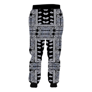 Full Pattern Sublimation Print Pants High Waist <b>Men</b> <b>Slim</b> <b>Fit</b> Stretch <b>Jogger</b> Sweat Pant for Unisex - Product Image 2