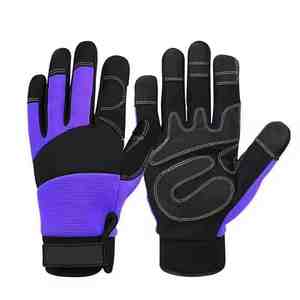 Gants de mécanicien sur mesure de haute qualité, durables, confortables, en cuir synthétique pour la protection au travail, usage général - Product Image 2
