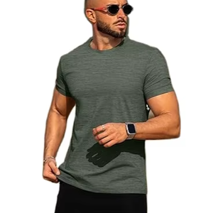 Camiseta de Hombre de Manga Corta, Cuello Redondo Clásico, Camiseta Informal de Verano, Camisetas Básicas - Product Image 2