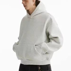 Sudadera con Capucha de Invierno para Hombre, Diseño Moderno de Hip Hop, Color Sólido, 100% Algodón, Estilo Pakistaní, Talla Grande, Teñido Liso - Product Image 1