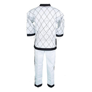 Uniforme de Taekwondo Sólido para Hombre, Logotipo Personalizado, Ropa de Artes Marciales, Diseño Liso, 100% Algodón, Transpirable, de Secado Rápido, Alta Calidad - Product Image 2