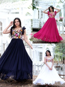 Nouveau dernier Fancy Designer vêtements décontractés haut en rayonne de coton avec palazzo filles indiennes portent prêt à porter en gros surat - Product Image 5