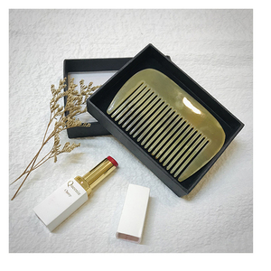 Peine de Cuerno Huong Dang de Lujo, Hecho a Mano en Vietnam, Modelo 0824-42, para Uso en Hoteles - Product Image 6