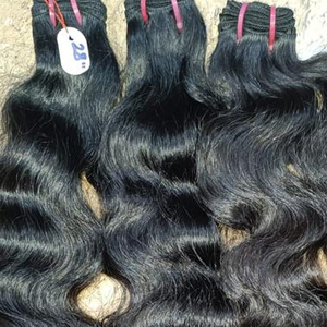 Extensiones de cabello Remy virgen a granel de alta calidad, producto de tejido de cabello humano indio estilo Jerry Curl largo y rizado profundo - Product Image 1