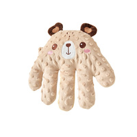 Coussin apaisant pour bébé, texture Minky 3D, favorise le sommeil profond, étiquette privée, logo personnalisé, pour nouveau-né de 0 à 12 mois