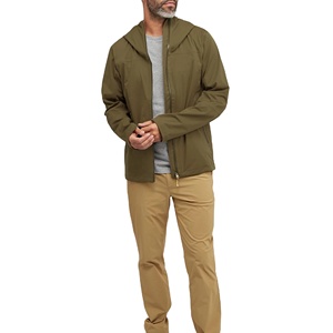 Veste d'hiver softshell pour homme à capuche de haute qualité avec logo personnalisé sur le devant, manches longues, vêtements décontractés, prix de gros - Product Image 2