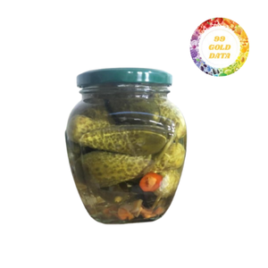 Dưa chuột được bảo quản chất lượng cao trong lon có thời hạn sử dụng lâu, lên men tự nhiên và không có chất bảo quản nhân tạo - Product Image 4