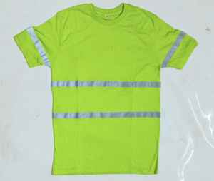 Camisetas reflectantes de seguridad de algodón y poliéster personalizables con logotipo personalizado a prueba de agua disponibles en varios colores - Product Image 4