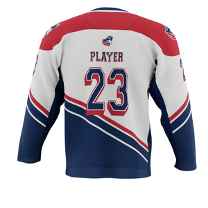 Sudaderas de Hockey, Jersey de Hockey de Poliéster en Blanco, Compra al por Mayor, Jersey de Hockey sobre Hielo Personalizado en Blanco - Product Image 2