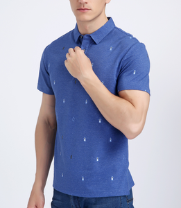 Camiseta de Polo de Golf Personalizada con Estampado Personalizado, Mezcla de Bambú/Algodón, Camiseta de Polo Bordada para Hombre, Camiseta de Polo con Estampado Sólido - Product Image 1