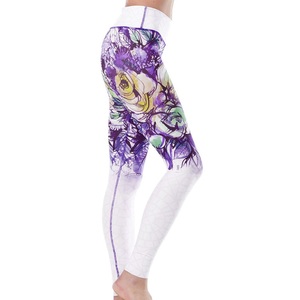 Cintura alta Push Up sublimación Yoga Leggings gimnasio Activewear transpirable suave sin costuras Yoga Leggings - Product Image 4