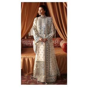 Femmes Style moderne Faux Georgette bas costumes lourde broderie séquence travail indien pakistanais vêtements en gros approvisionnement meilleur - Product Image 1