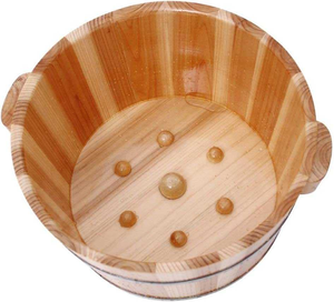 Tina de Madera para Spa de Pies, Barril de Baño, Salón de Belleza, Conservación de la Salud, Tina para Pies, Venta Directa de Fábrica de Tinas de Masaje de Pies con Cuidado Herbal - Product Image 1