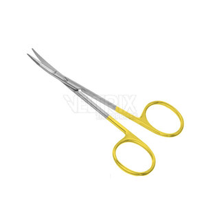 Tijeras de Iris Curvas de Carburo de Tungsteno de Alta Calidad con Agarre Cómodo para Uso Profesional, Servicio OEM, 4 1/2 - Product Image 3