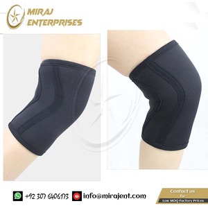 Neoprene ที่ป้องกันเข่าที่ดีที่สุด1คู่หมอบเข่าแขนสนับสนุนประสิทธิภาพสูงสำหรับยกน้ำหนัก Powerlifting 7mm - Product Image 3