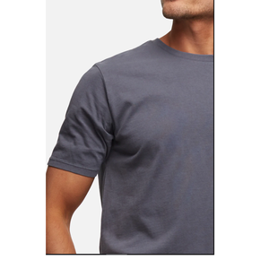Camiseta de Algodón de Alta Calidad, Talla Grande, Moderna, para Hombre, Cuello Redondo, Color Sólido, Estilo Clásico, Manga Corta, Sublimación, Ecológica - Product Image 4